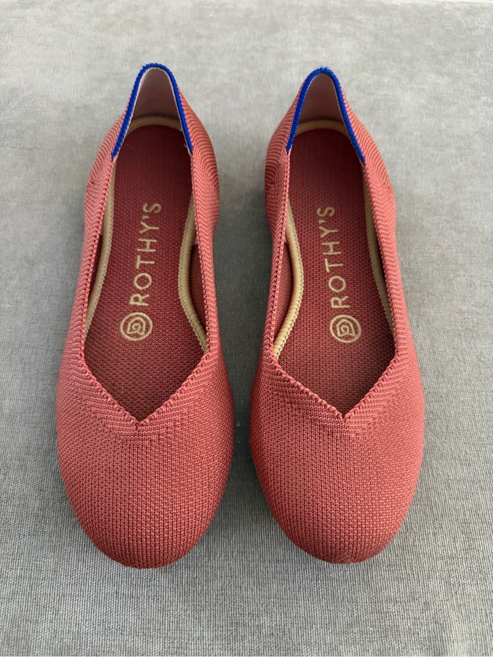 Rothy's Round Toe Flats in Copper